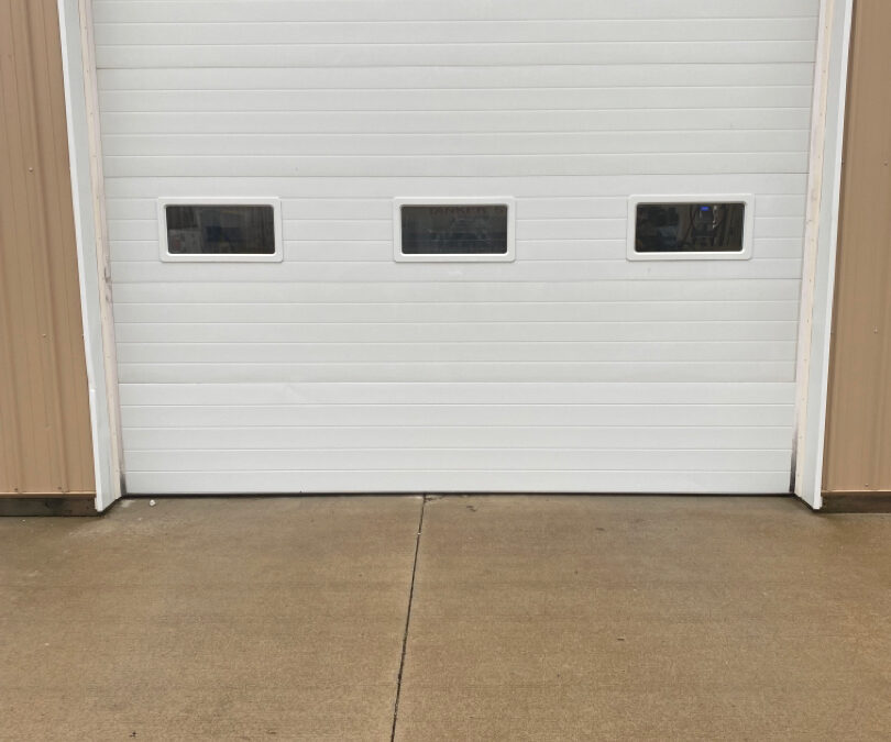 Commercial Garage Door Section Install